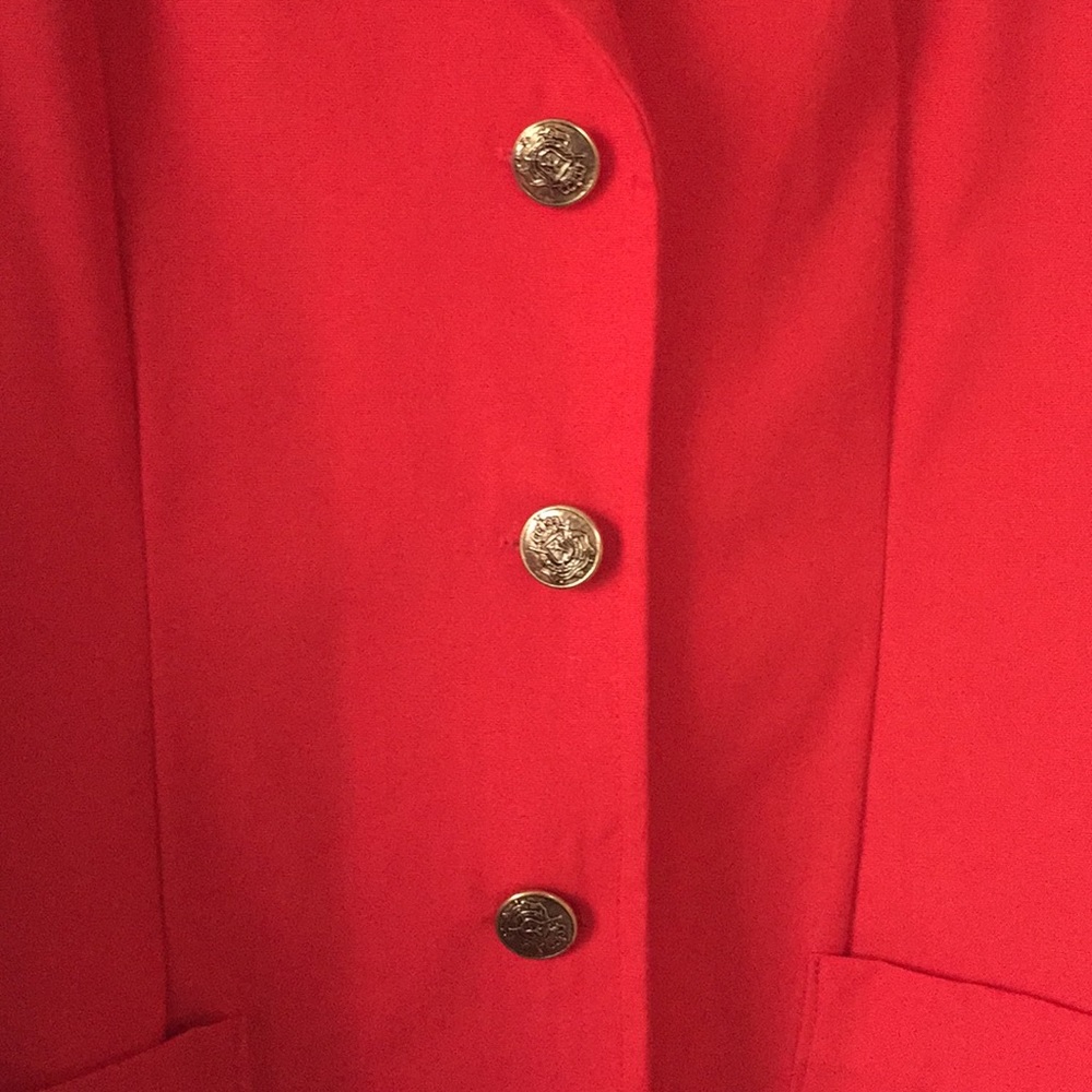 Red blazer jacket - Picture 2 of 7